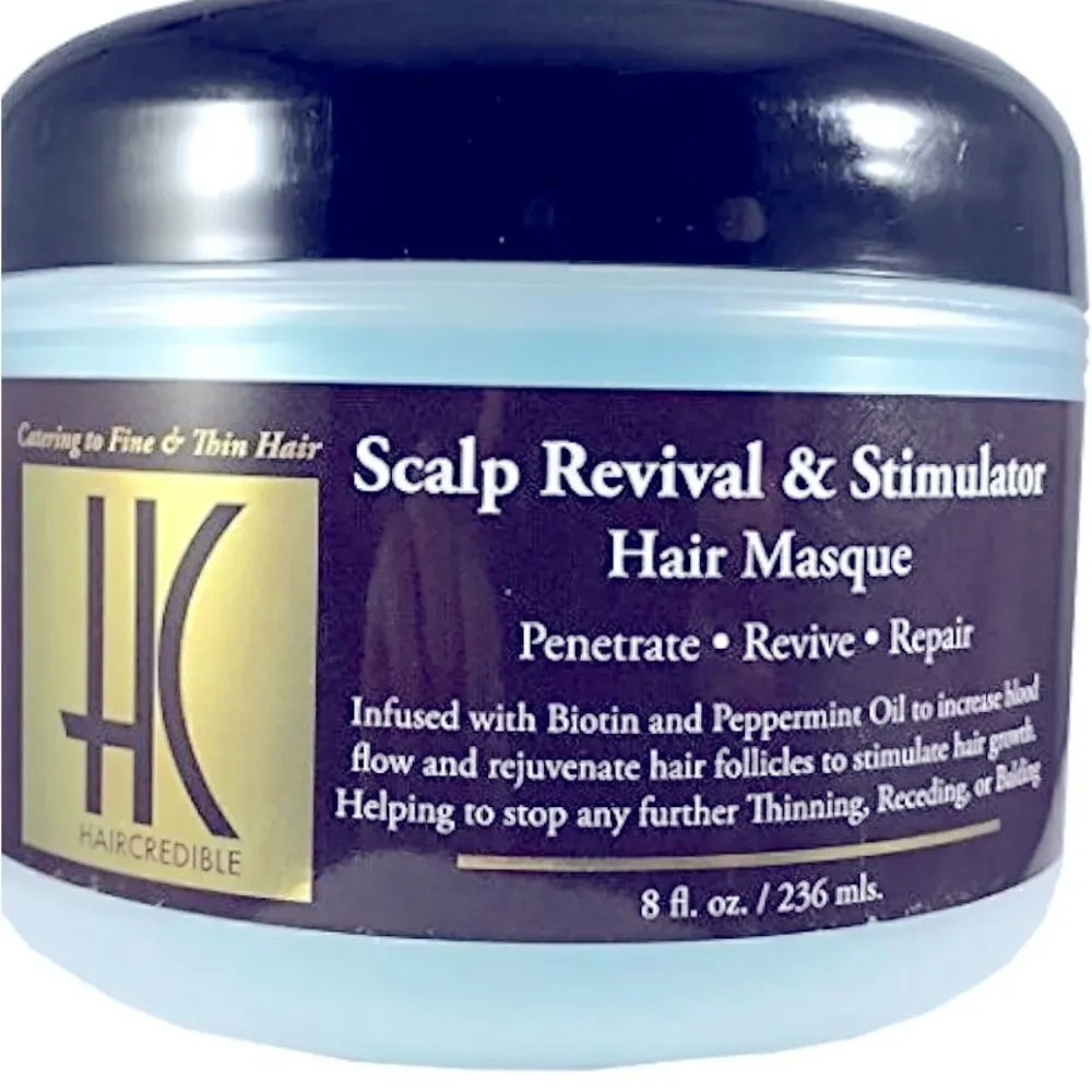 🎉Haircredible Scalp Revival & Stimulator Hair Masque 8 OZ🔥